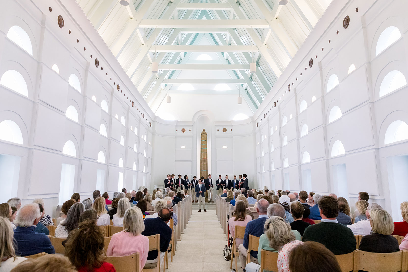 The sounds of a cappella amplified by the Town Hall’s acoustics